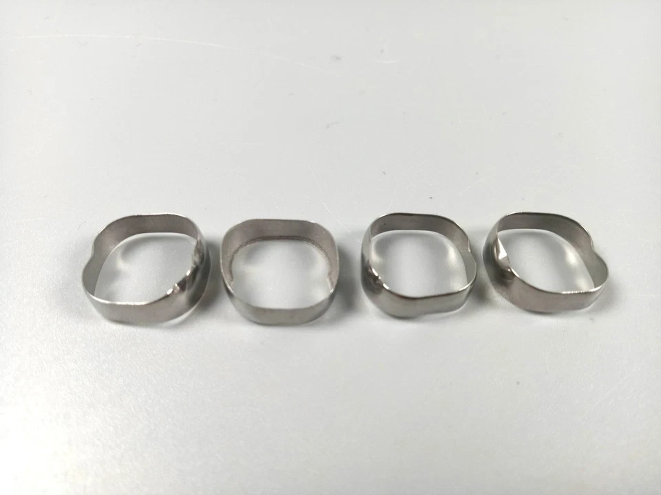 800 Packs Dental Orthodontic 1st Molar Bands Roth 022 Plain Molar Band 29-44+