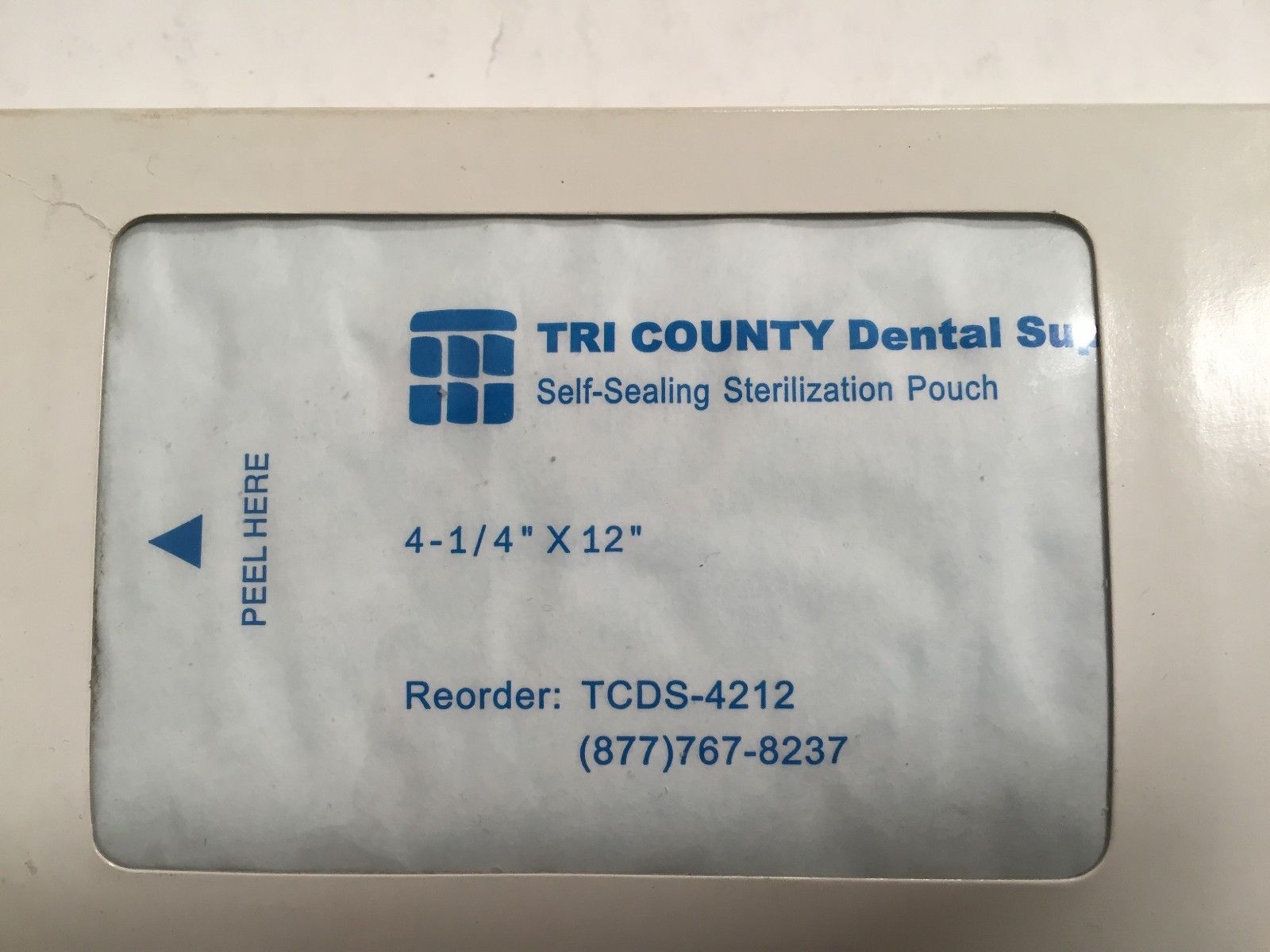 Autoclave Self Sealing Sterilization Pouch 4.25″X12″ 400/Pack Dental Medical