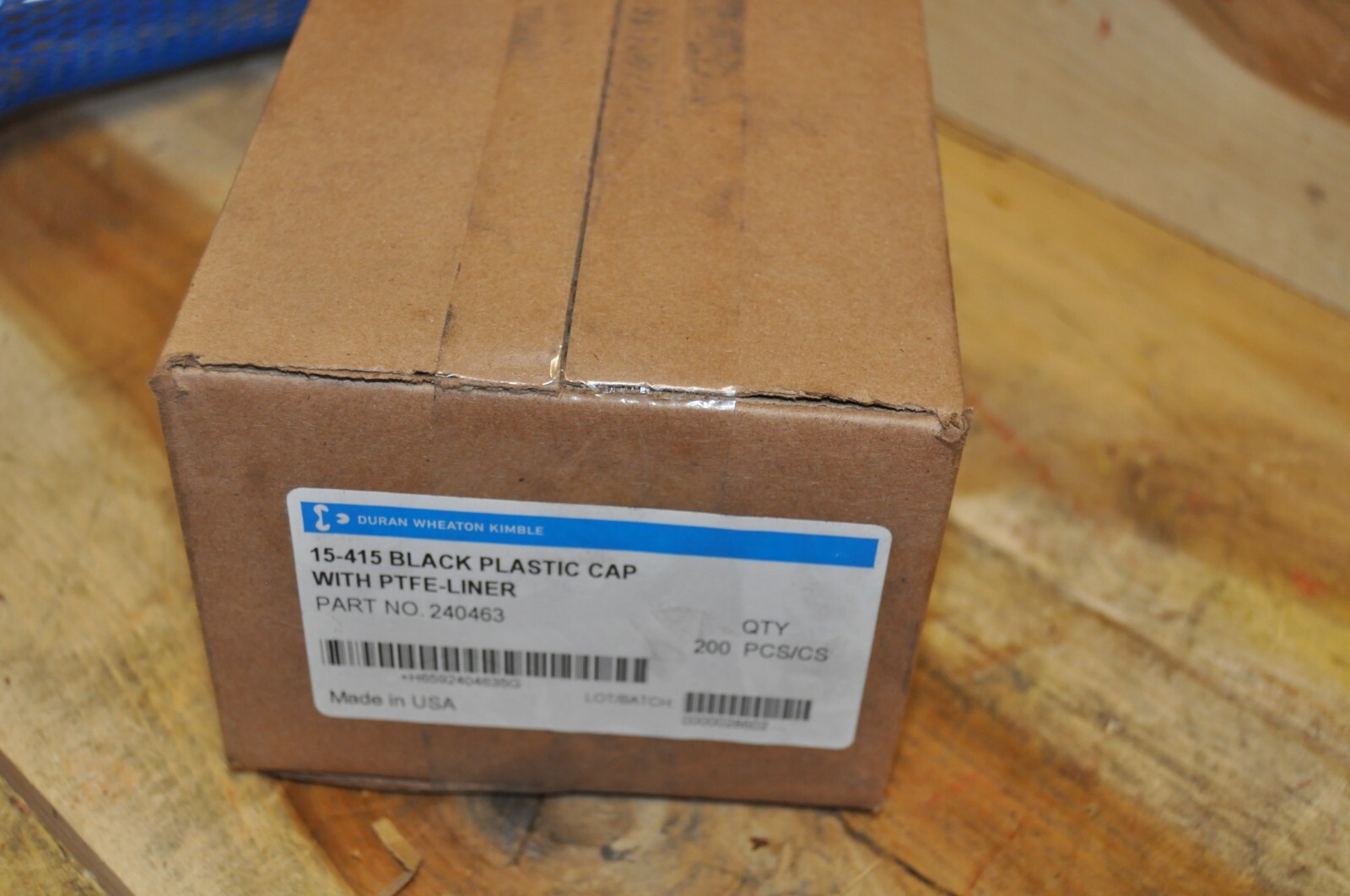 Duran Wheaton Kimble 240643 PHENOLIC CAP 15-415 PTFE LINER CASE OF 200