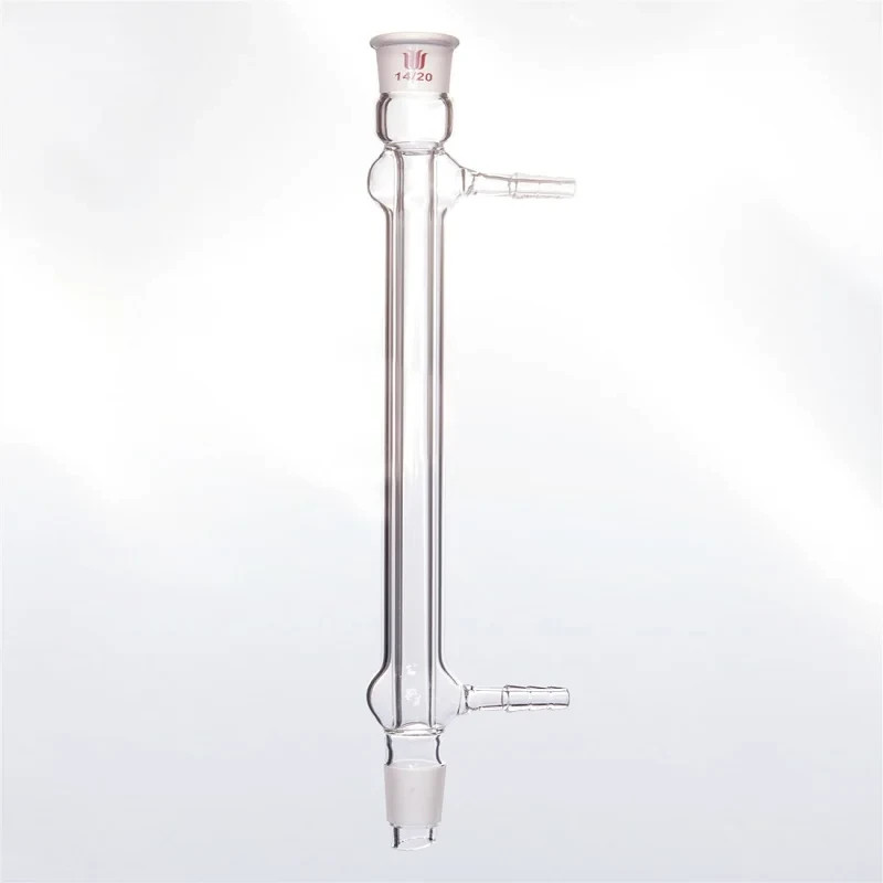 West Condenser Borosilicate Glass Straight Condenser Φ8mm/10mm for Distillation