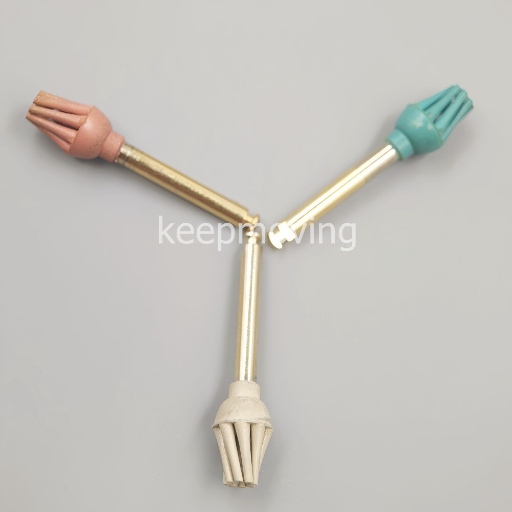 Dental Rubber Polisher Composite Resin Diamond RA Spiral Brush Bur Medium Fine