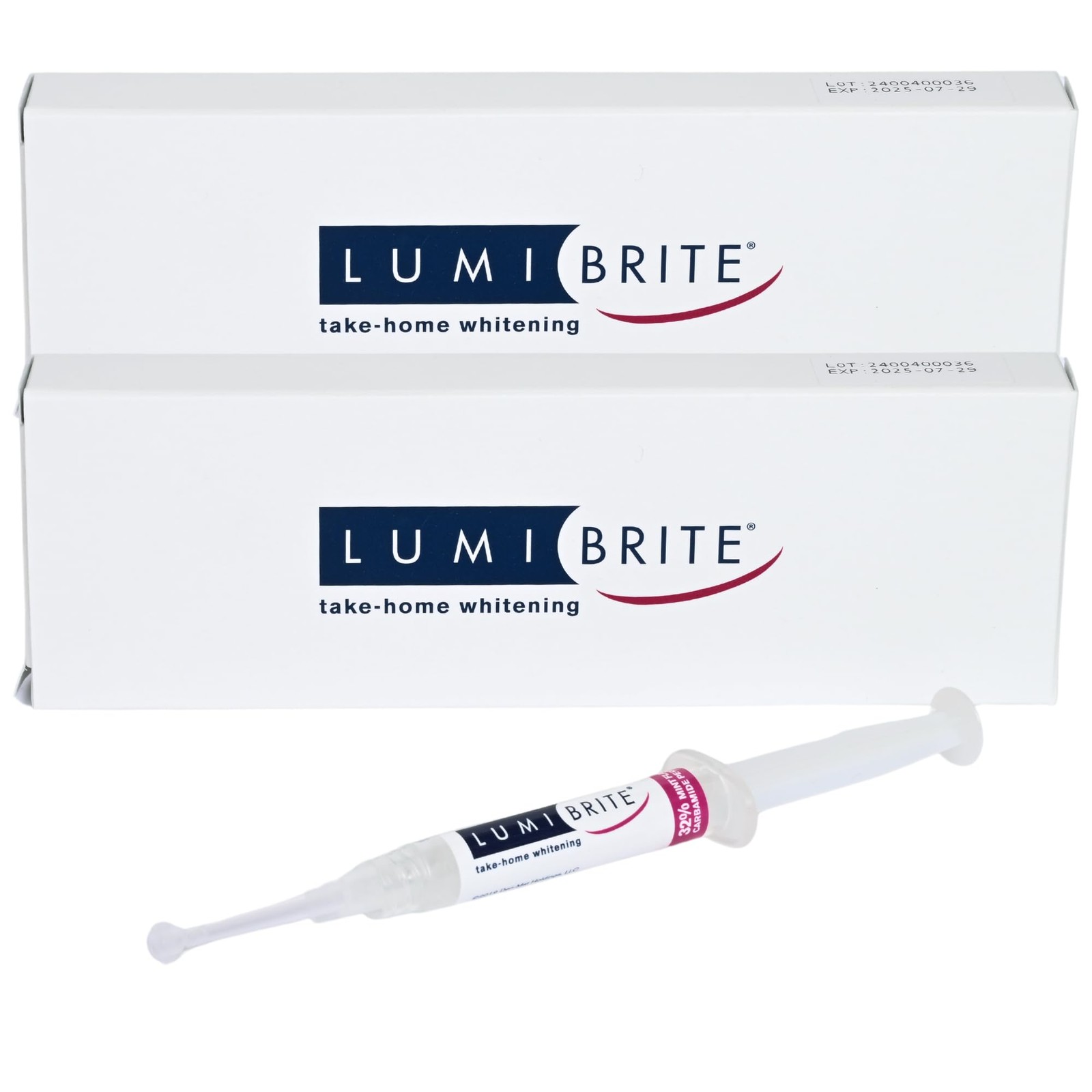 LumiBrite 32% Take-Home Whitening Gel Refill 4 Syringes 1 Count (Pack of 4)