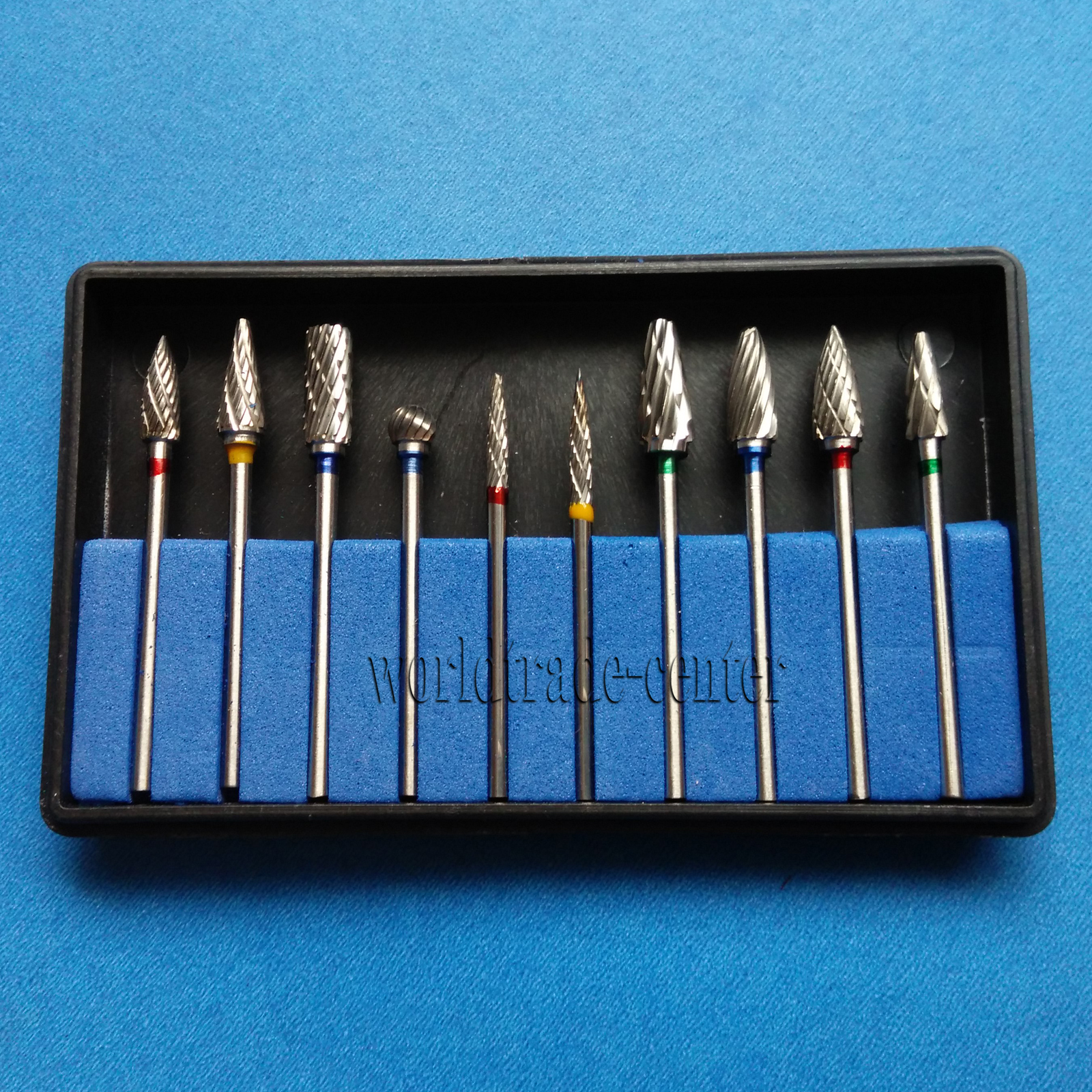 HOT 10Pcs/Kit Dental Tungsten Carbide Burs Plaster Alloy Acrylic Drill Polisher