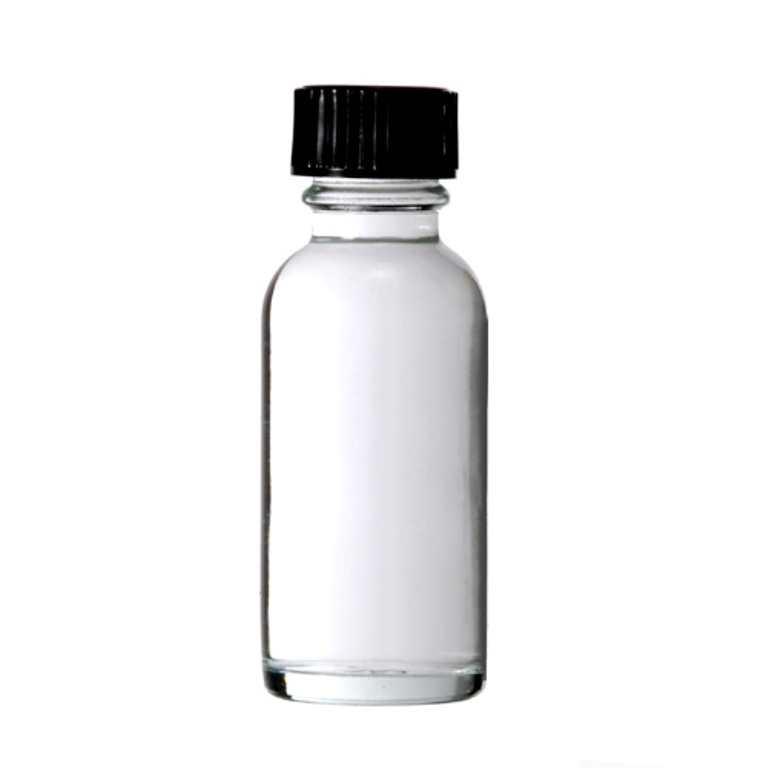 288 PCS [Case] 1 oz [30ml] Clear Boston Round Glass Vials with Cone Caps
