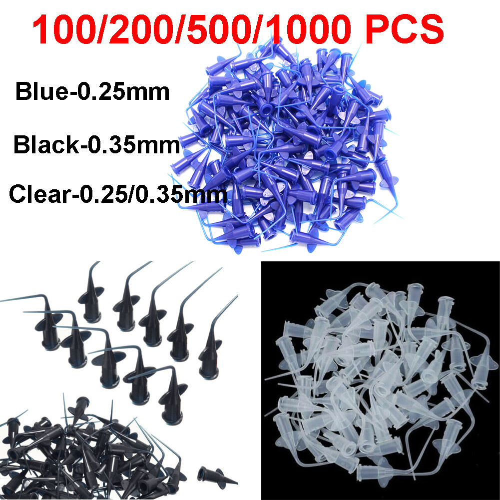 Dental Endo Irrigation Needle syringe Tips Disposable Irrigator 0.25/0.35mm US^