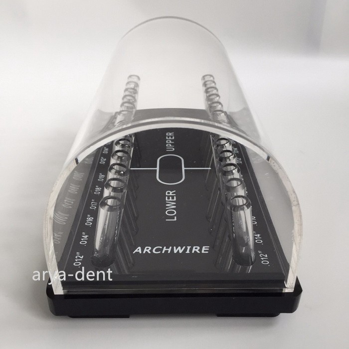 1pc Dental Orthodontic Arch Wire Rack Holder Acrylic Organizer Case Storage Box