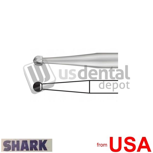 SHARK- RA #2 Round 22mm – 10pk ( Tungsten Carbide Burs ) – RA#- #200 RA2 115519