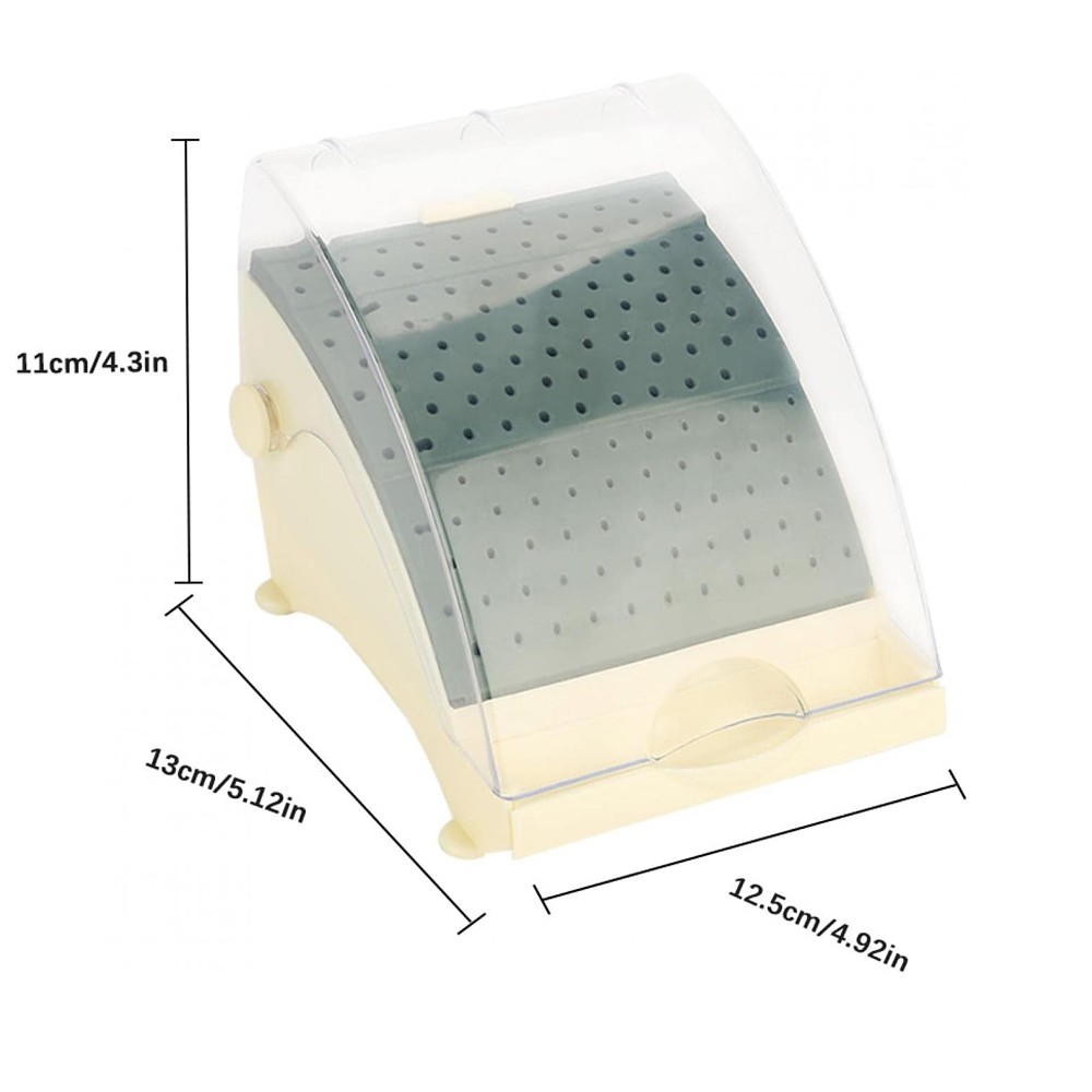 Dental Bur Block / Holder / Station with Pull out Drawer – Holds 142 Burs