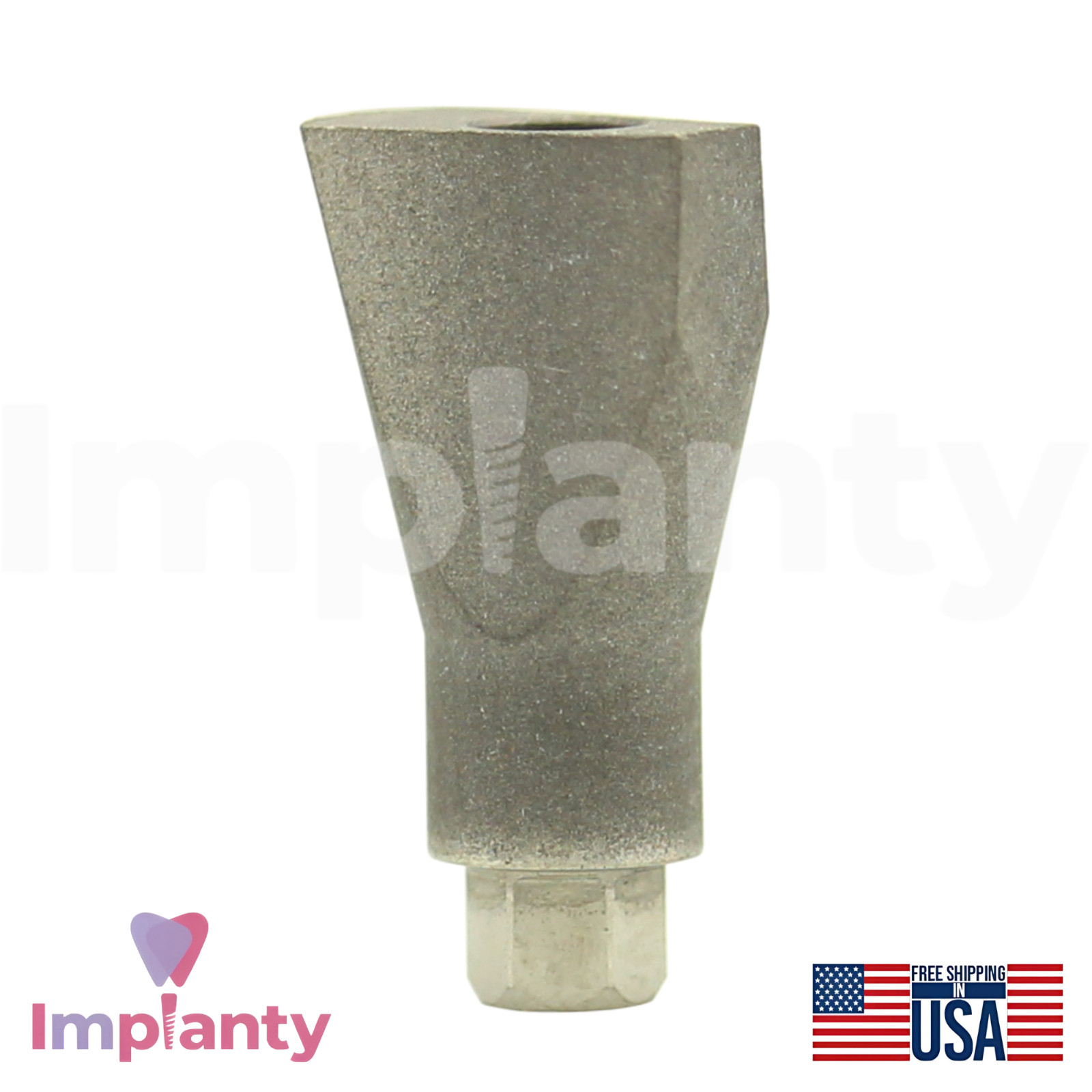 MIS® Seven Compatible Titanium Scan Body SP Int Hex 2.45mm Dental Replica