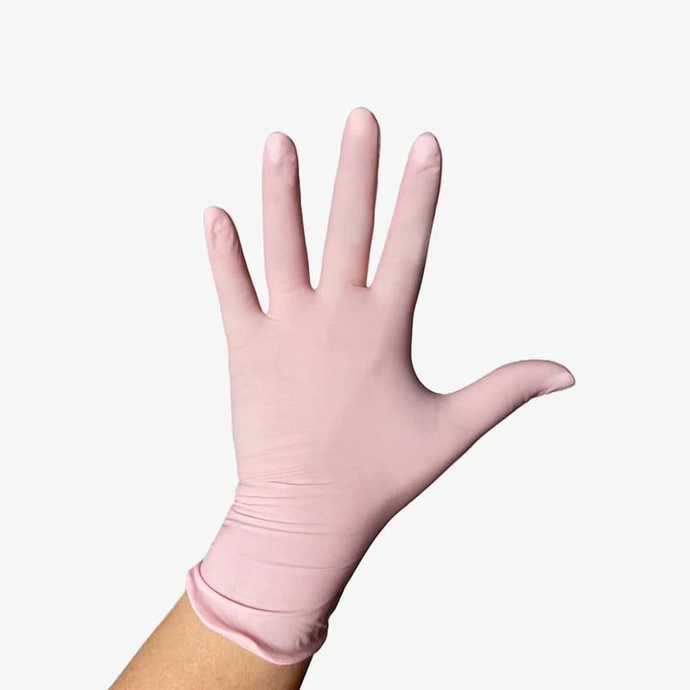 Plak Smacker 22503 Perfect Touch Latex Gloves Medium Pink Cherry Flavored 100/Pk