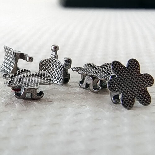 Dental Orthodontic Brackets Cartoon Brace Star Flower Heart Diamond Mickey
