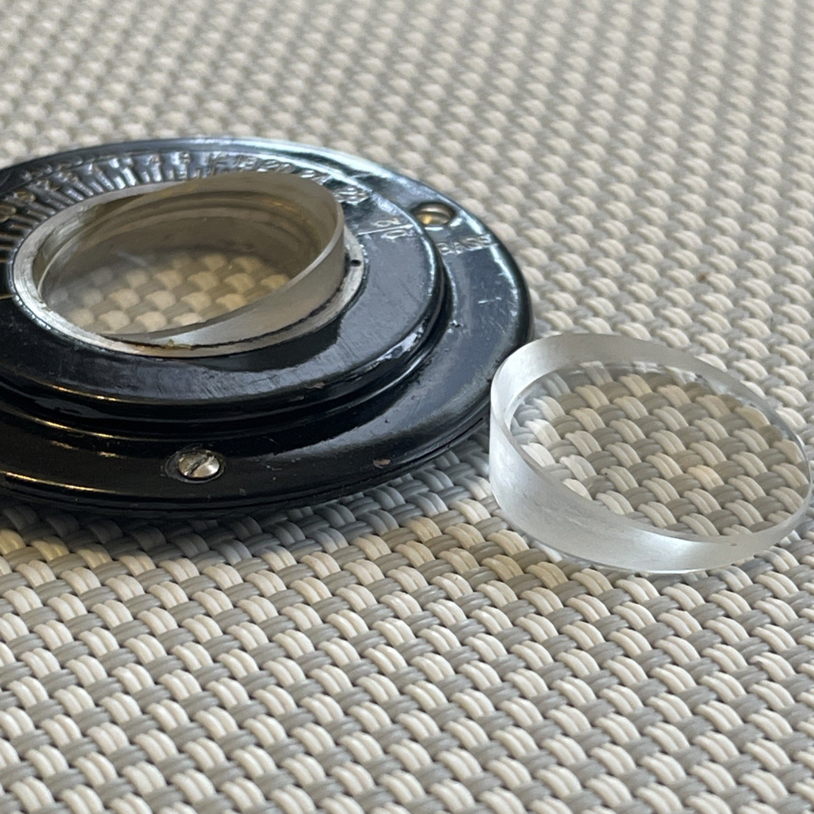 American Optical Astigmatic Correction Lens for Trial Frame Plus Extra Lens