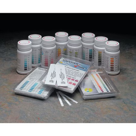 Industrial Test Systems 480010 Test Strips, Total Chlorine, 0-10Ppm, Pk50
