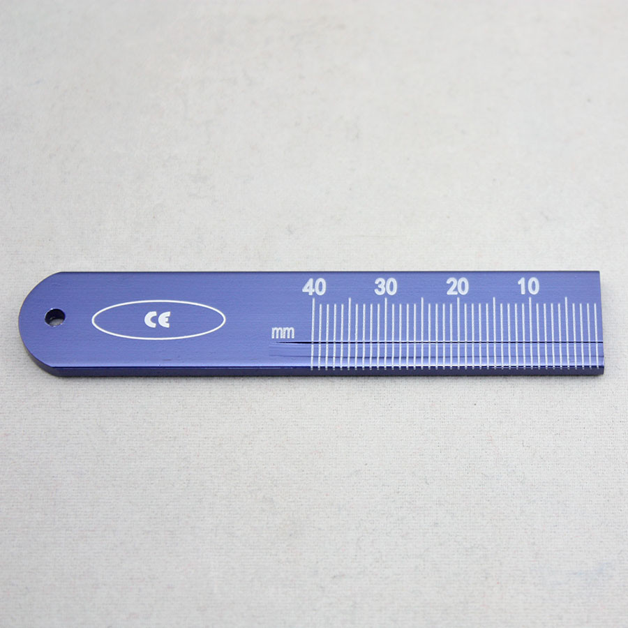 1 pc Blue Color Dental Instruments Endo Ruler Span Measure Scale Endodontic