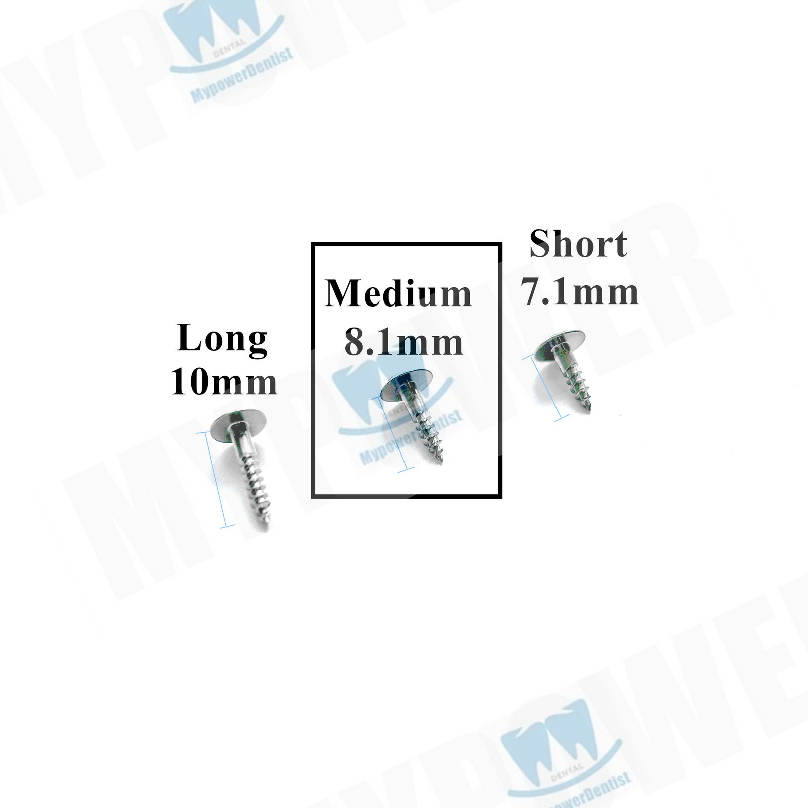 Dental Pilot/Nutrient Drill Bone Screw GBR Tent Screws Insertion Tacks Socket