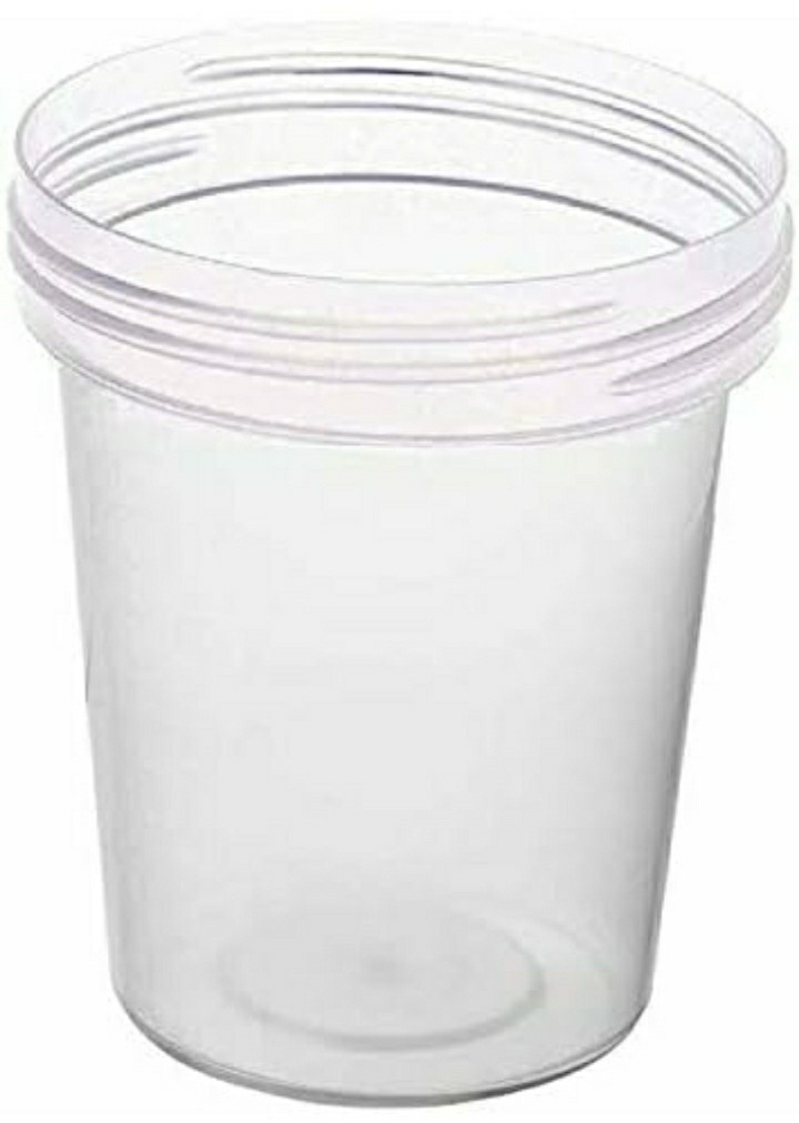 Lot Of 25 – Specimen Cups with Leak Proof on Lids 4oz Clear Non-Sterile