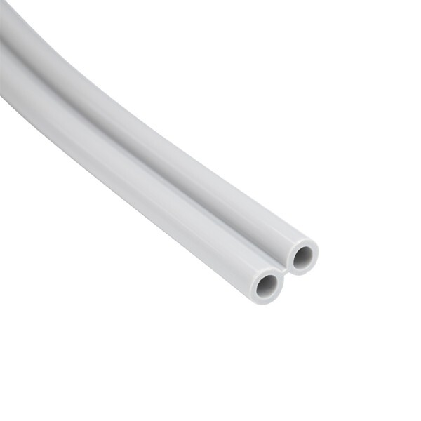 FC Tubing, 2 Hole, Vinyl Gray; Box of 100ft, DCI 242B