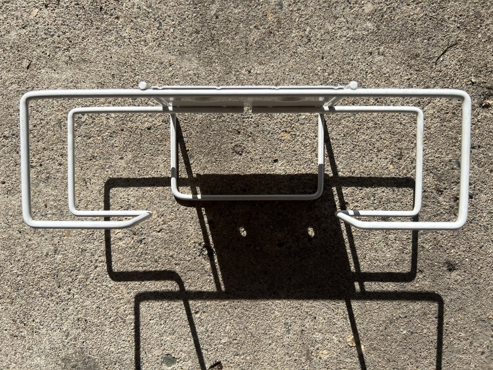 Glove Box Wall Mounted Wire Rack Holder White Food Handling