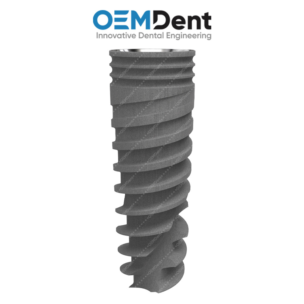 ABA Spiral Fixture – DSI® Compatible SLA Dental System Screw Hexagon 2.42mm