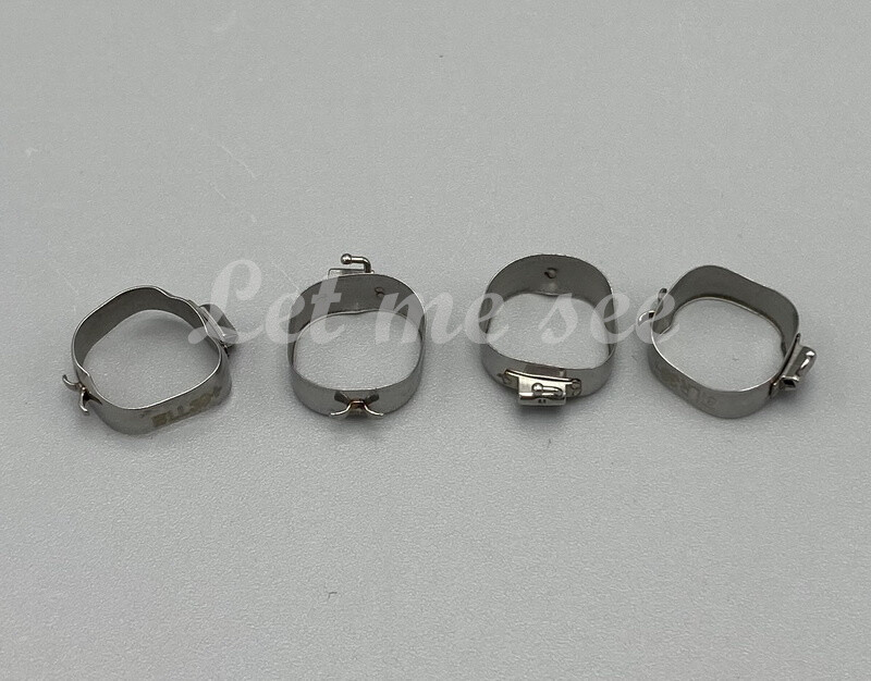 1Bag Dental Orthodontic 1st Plain Molar Bands Buccal Tube Cleats Roth022 #29-44+