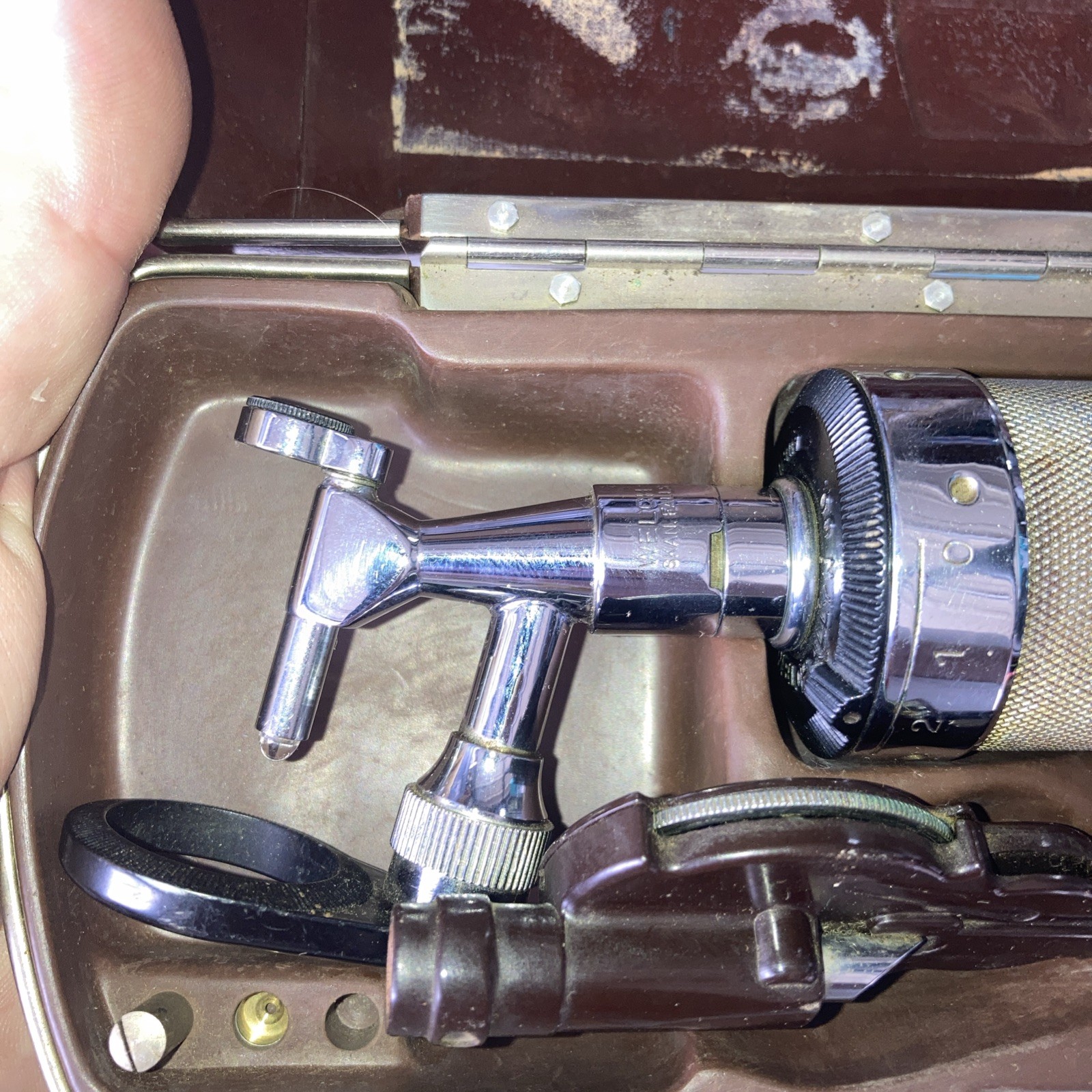 Vintage Welch Allyn Diagnostic Set Otoscope in Case *untested