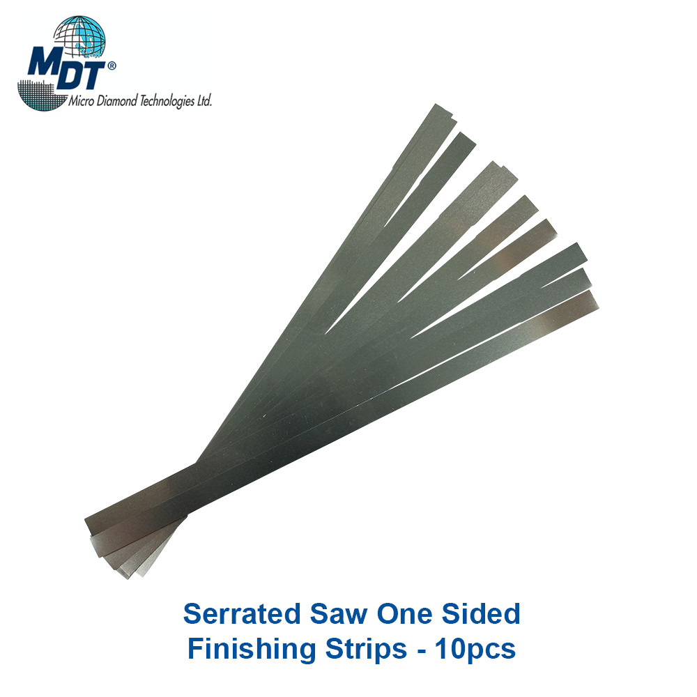 Dental MDT Restorative Orthodontic Serrated Saw One Sided Finishing Strips 10pcs