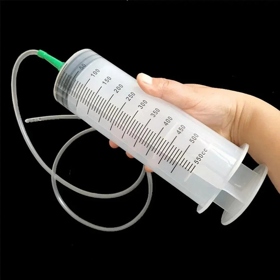 Large Capacity Reusable Syringe Needle Barrel Oil Pump with Scale