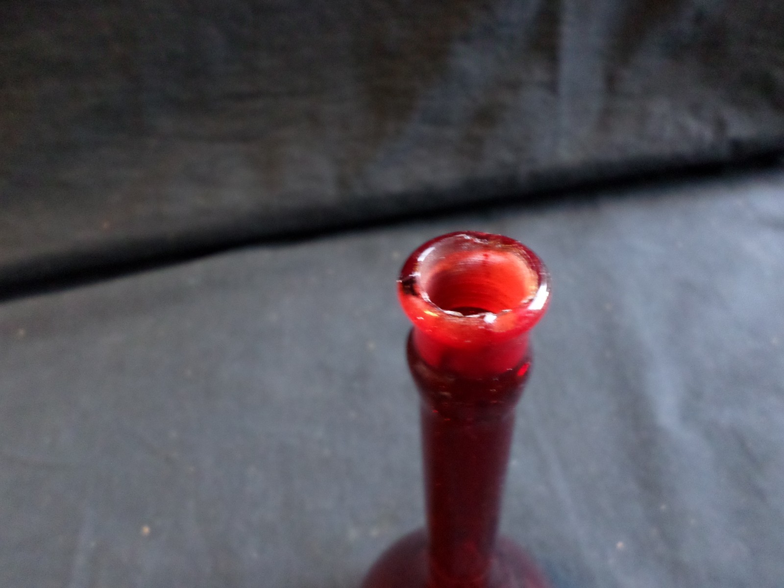 Kimax Glass 200mL Ray-Sorb Class A Red Volumetric Flask Fair Condition 28016-200