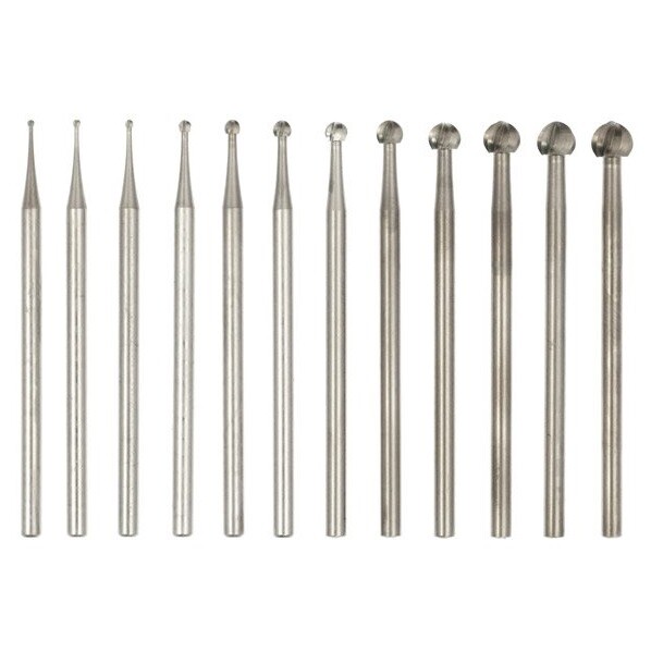 Round Carbide Burs for Friction Grip High FG (Choose Your Size & Qty) 19mm 25mm