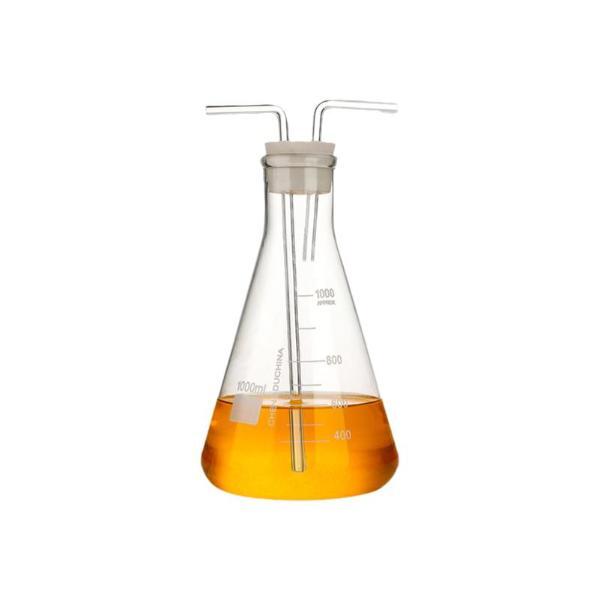 Triangle Gas Washing Bottle 100ml-2000ml Erlenmeyer Flask Lab Supply Glassware