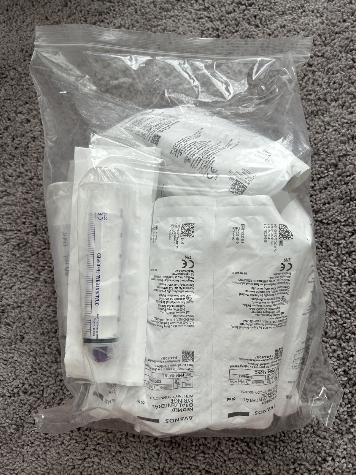 Lot Of 60ML LUER LOCK Sealed Syringes Sterile -NEW