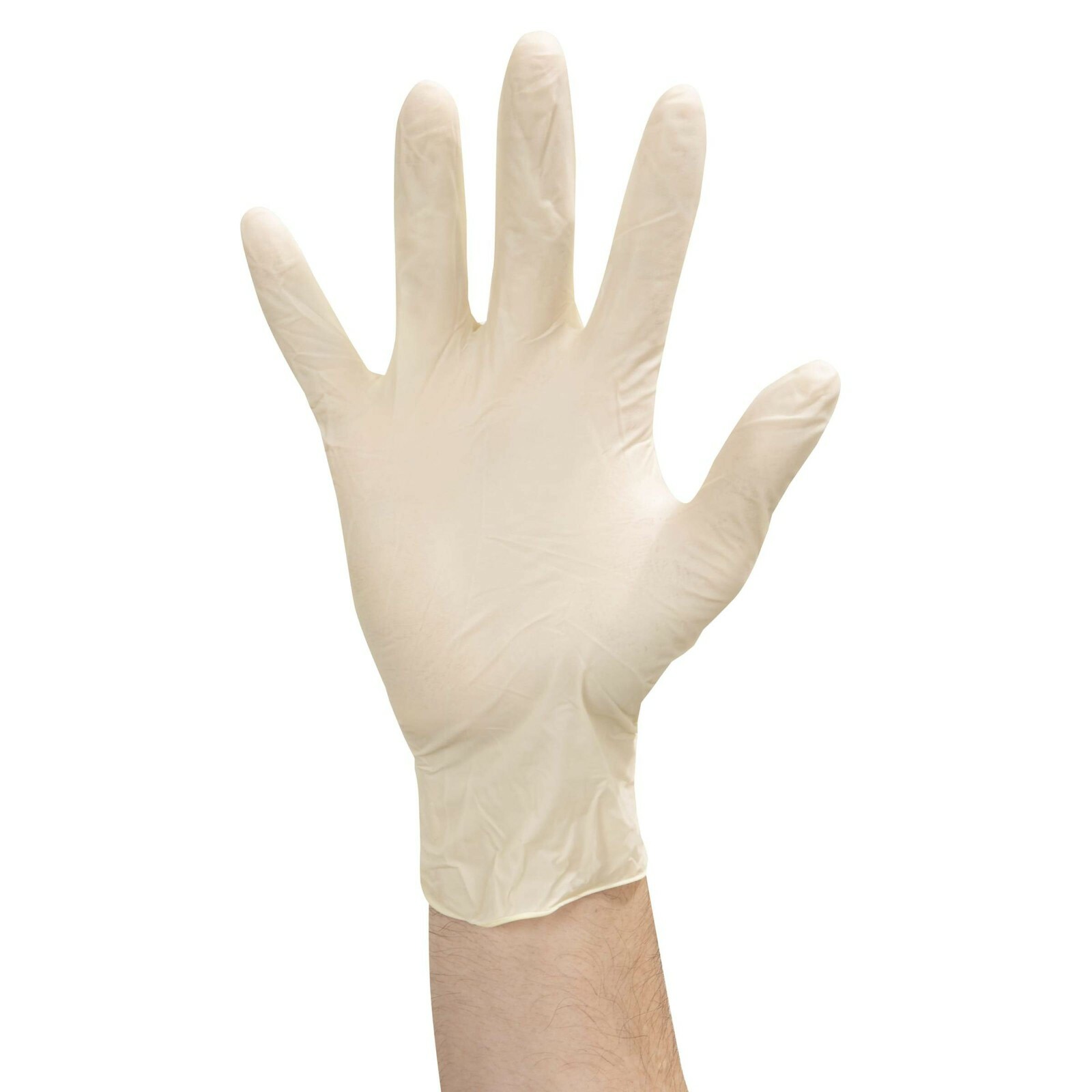 Disposable Latex Exam Gloves 100 MEDIUM Multipurpose Powder Free Food Handling