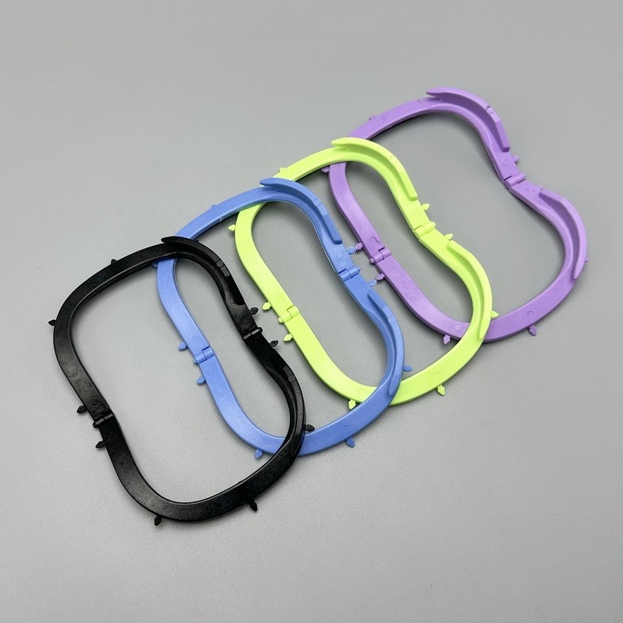 10Pcs Dental Foldable Rubber Dam Frames Hager X-Ray Film Bracket Plastic Frame