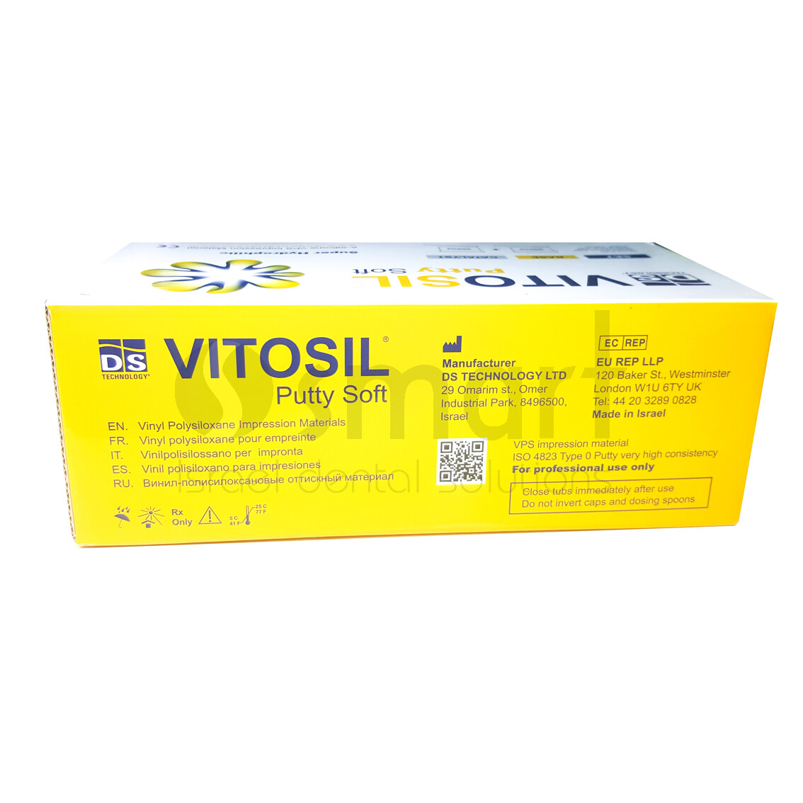 Dental Vitosil impression set A silicone Vinyl Polysiloxane VPS putty wash Light