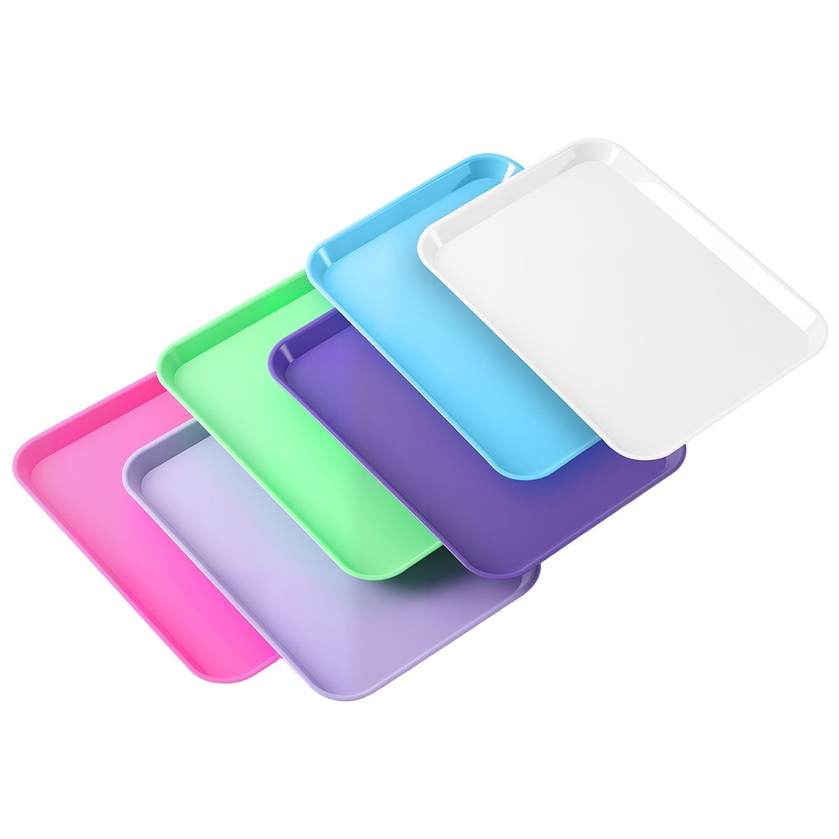 Dental Flat Tray Autoclavable Plastic Instrument Procedure Trays Non-Slip