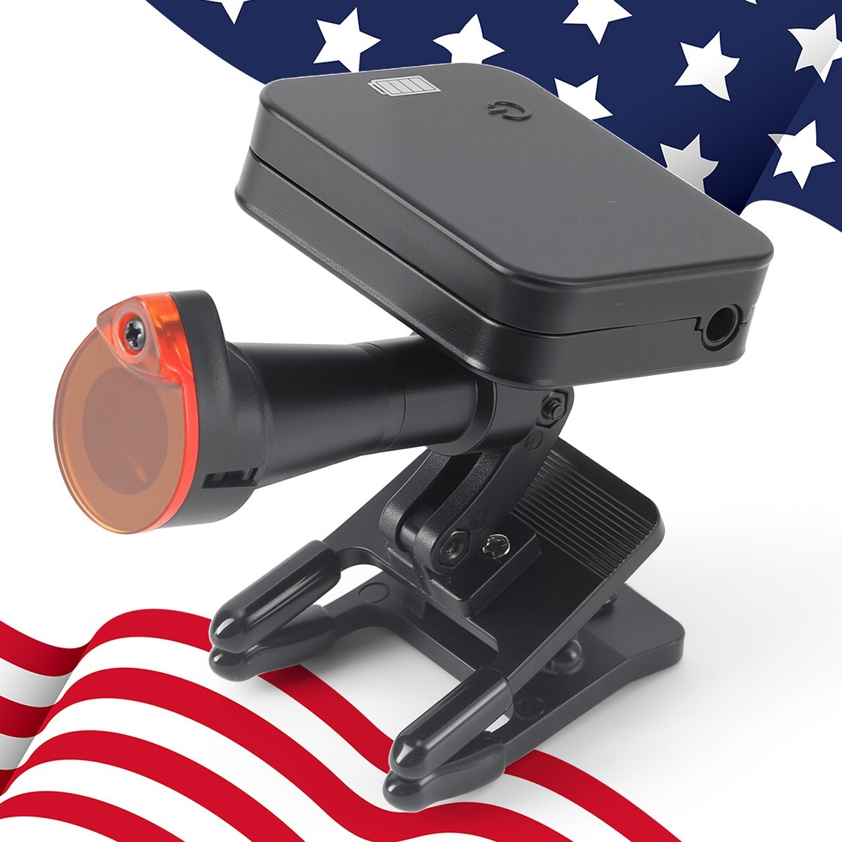 Dental 5W Wireless LED Headlight Clip-On for magnifying loupe+2 Magnetic Battery