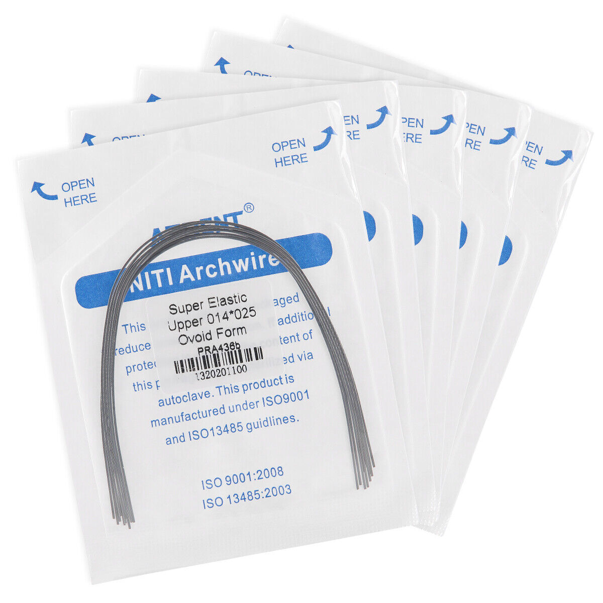 AZDENT Dental Ortho Super Elastic Rectangular Arch Wire Niti Ovoid upper & Lower