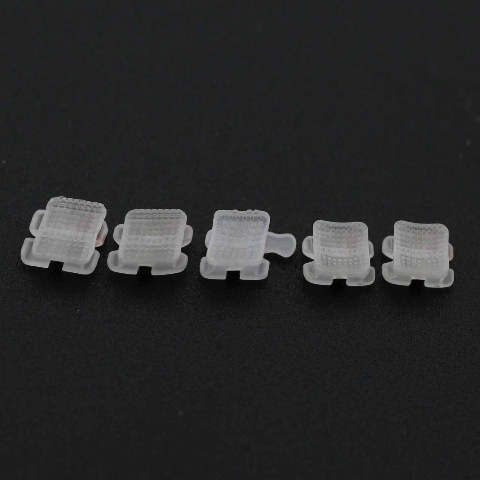 Noble Dental Orthodontic Ceramic Brackets Brace Roth 022 3 Hooks Metal Slot