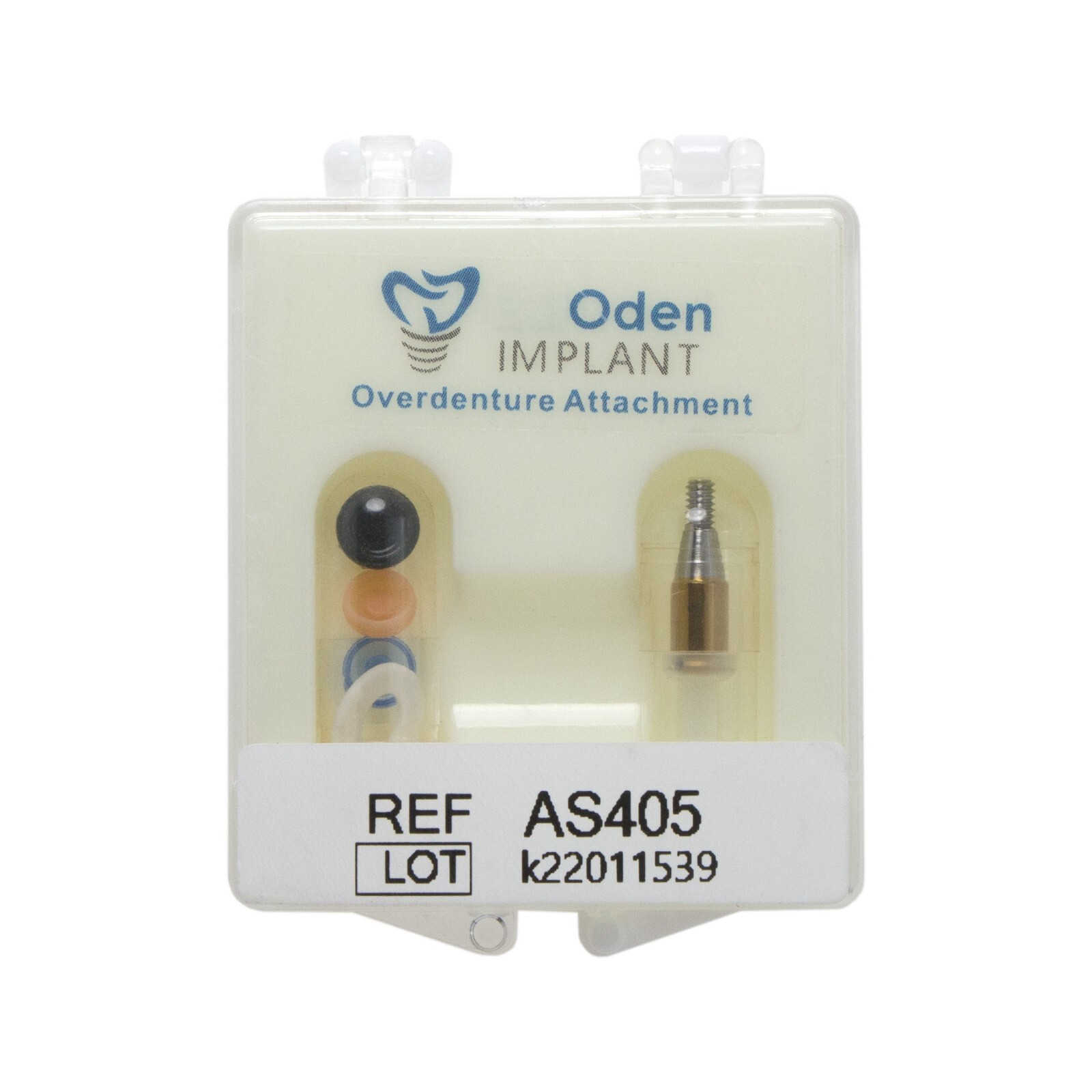 Den-tium Locator Implant Abutment Set – AH 3/4/5mm, PEEK Caps, 4.0mm Dia