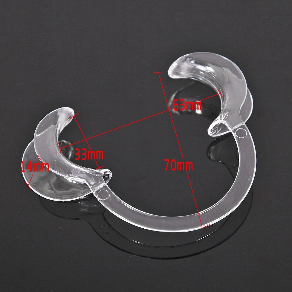 10-100Pcs Dental C-Shape Teeth Whitening Cheek Retractor/Mouth Opener Game S/M/L