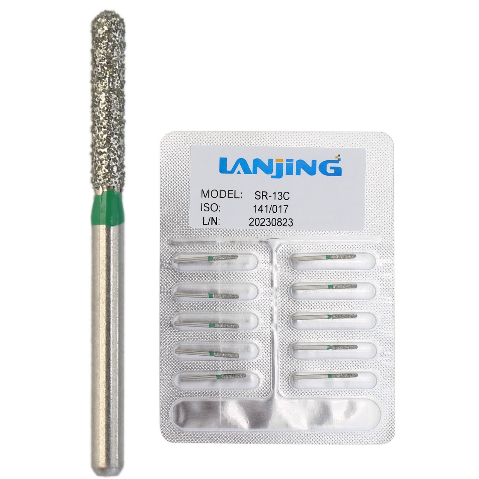Dental Diamond Bur FG Round End Cylinder SR-13C SR-11SC SR-14C Coarse High Speed
