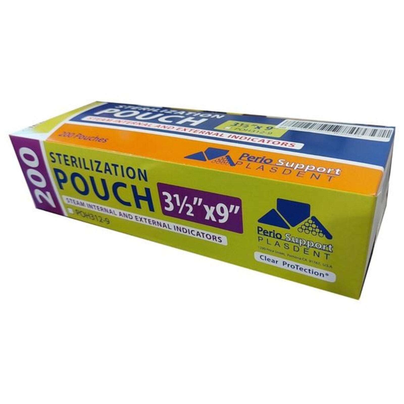Plasdent POH312-9 Autoclave Sterilization Pouches 3.5″ X 9″ 200/Bx