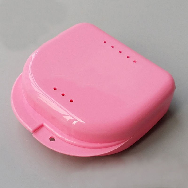 Teeth Dental Orthodontic Retainer Case Box Denture Sport Mouth Guard Storage