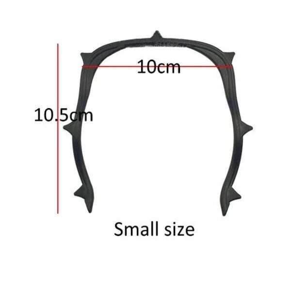 Dental Endodontics Rubber Dam Sheets Frame Holder Plastic U-Shape Black S/M/L