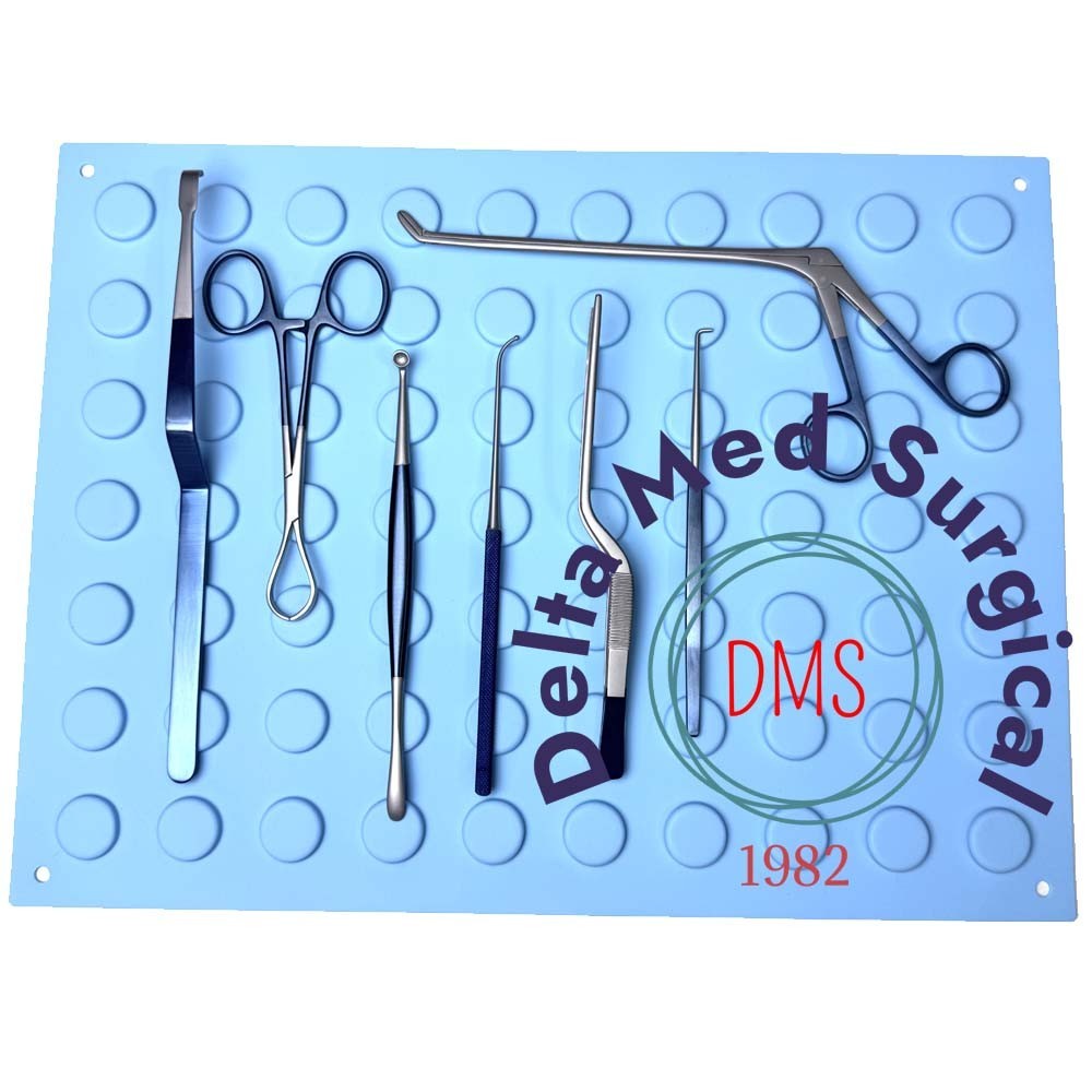 Silicone Magnetic Mat Drape for Surgical Instruments Autoclavable Non Slip Pad