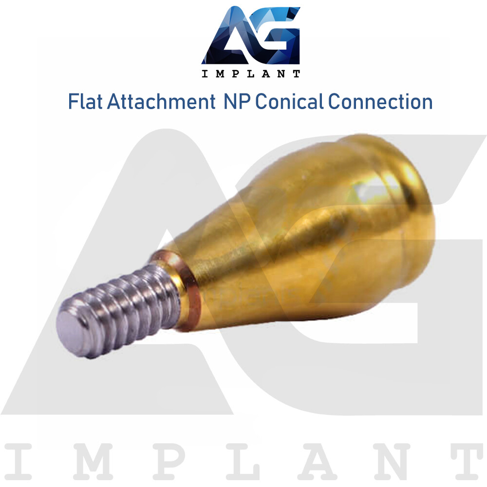 Flat Attachment Prosthetic System Kit NP Conical Connection 2.25mm