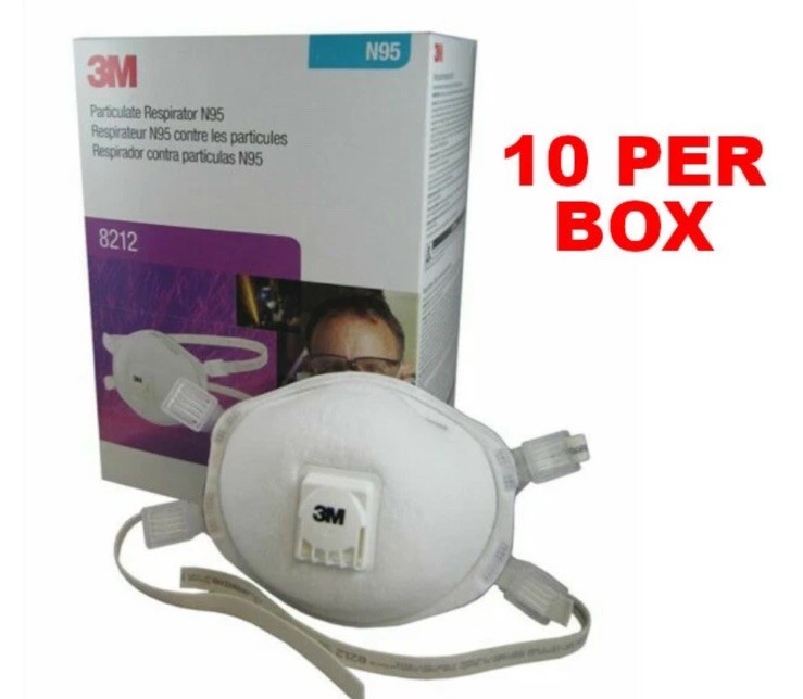 3M 8212 N95 Particulate Welding Respirator (10 Per Box) – BRAND NEW!!!