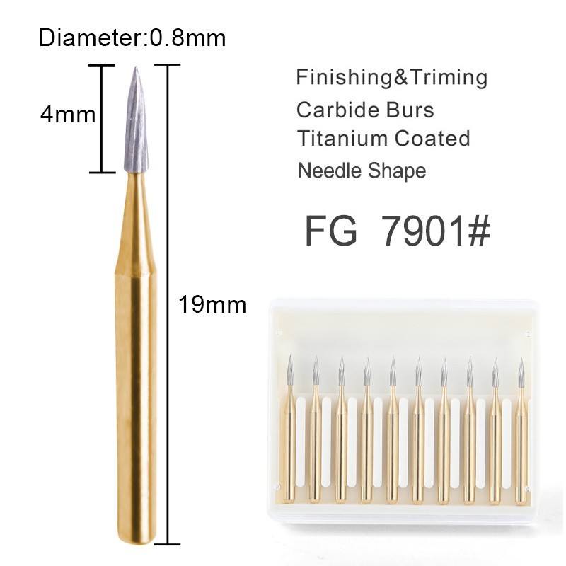 Dental FG Burs Tungsten Carbide For Hight Speed Handpiece FG7901/FG7902/FG7408