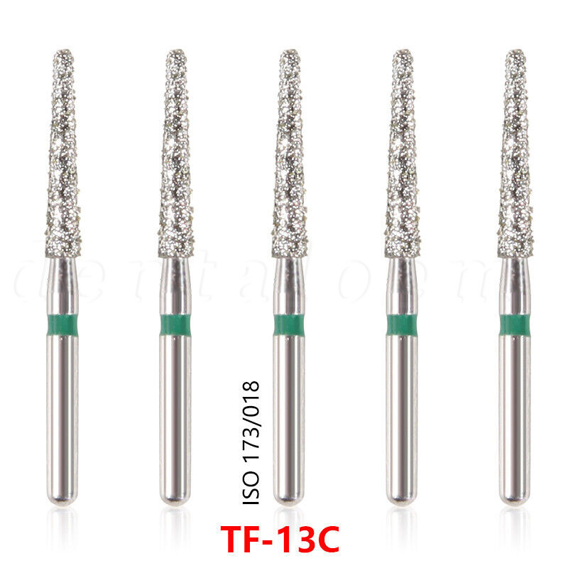 100x Brocas de fresa de diamante para dentista dental Taladro FG 1,6 mm 20 OEM