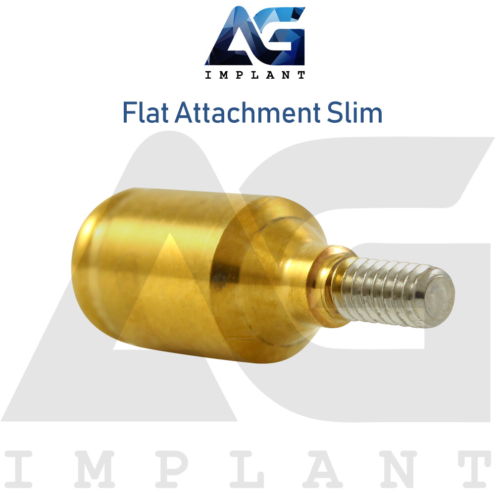 5 Slim Platform Straight Flat Attachment Titanium Int Hex 2.0mm